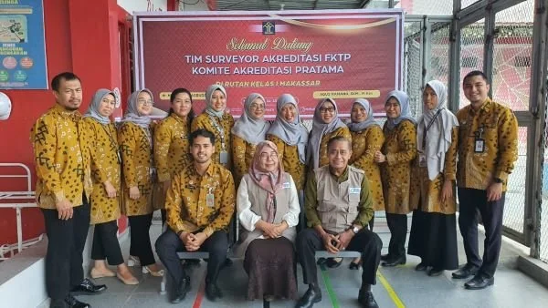 Klinik Dr. Sahardjo Rutan Kelas I Makassar telah meraih akreditasi paripurna dari Komite Akreditasi Kesehatan Pratama (KAKP) (Dok : ist).