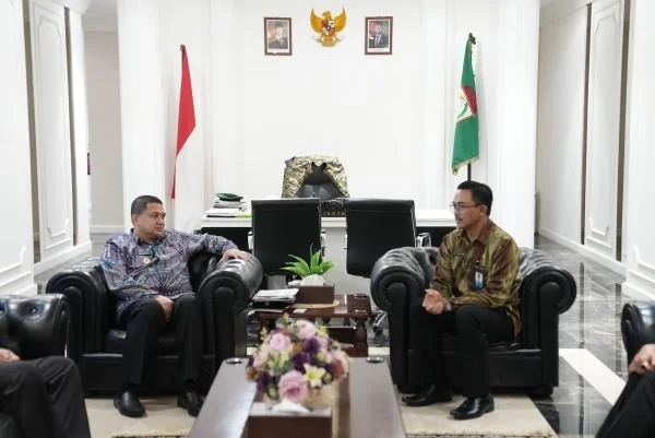 Audiensi BKKBN Sulsel bersama Pemkot Makassar (Dok : Ist).