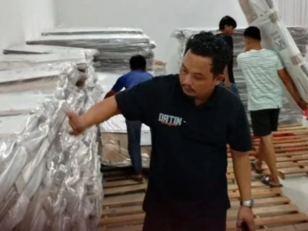 Kotak Suara saat disimpan di Gudang 2 Logistik KPU Jeneponto (Dok : Ist).