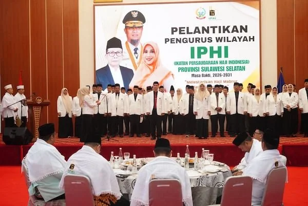 Suasana Pelantikan IPHI Sulsel Periode 2026-2030, (Dok: KabarMakassar).