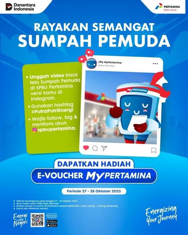 “Semarak Energi Putra Putri Energi: Rekam Posting Sumpah Pemuda untuk Negeri”. Dok. Ist