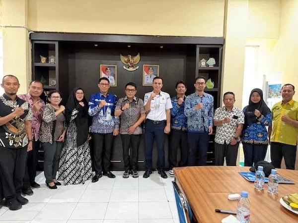 Rapat koordinasi DTPHP bersama Kesbangpol, dan BMKG Sulbar(dok:ist)