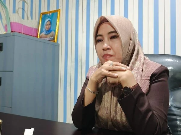 Sekretaris DPC Demokrat Makassar, Fatma Wahyudin, (Dok: Sinta Kabar Makassar).