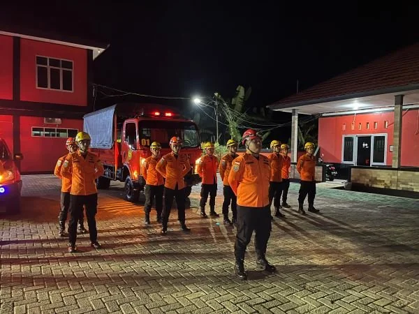 Pelepasan personel Basarnas Mamuju menuju ke Sulawesi Selatan (dok:ist)