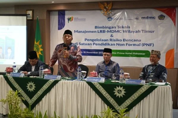 Bimtek Manajemen LRB/MDMC dan Pengelolaan Risiko Bencana pada Satuan PNF, (Dok: Ist).