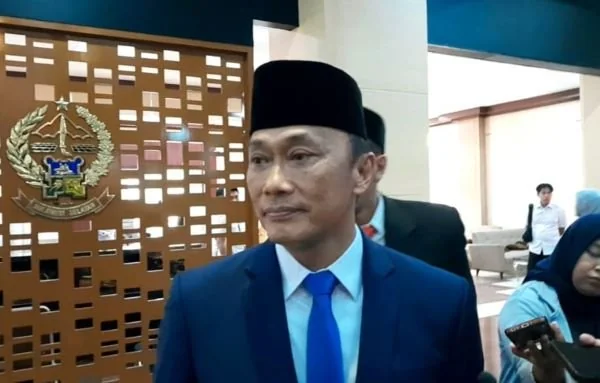Pj Gubernur Sulsel, Prof Zudan Arif Fakrulloh di Kantor Gubernur Sulsel (Dok: Nofi KabarMakassar).