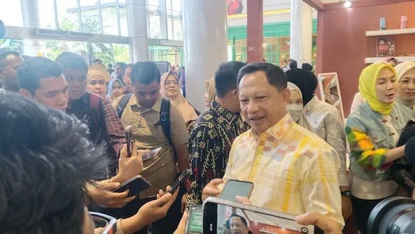 Menteri Dalam Negeri (Mendagri) RI Muh. Tito Karnavian saat Menutup Dekranas di Makassar (Dok: Sinta KabarMakassar).