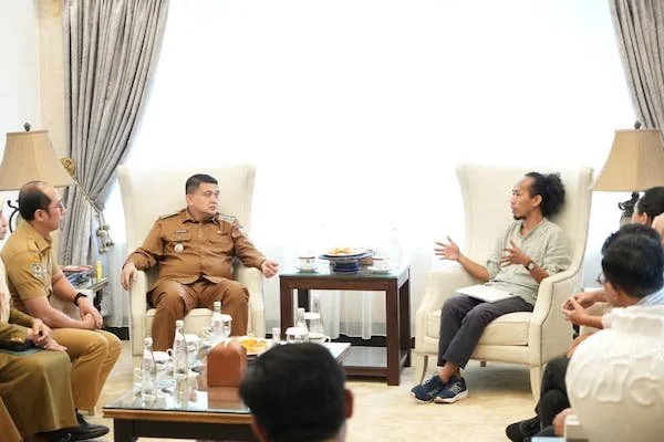 Wali Kota Makassar Munafri Arifuddin saat Audiensi dengan Penyelenggara MIWF 2026 (Dok: Ist).