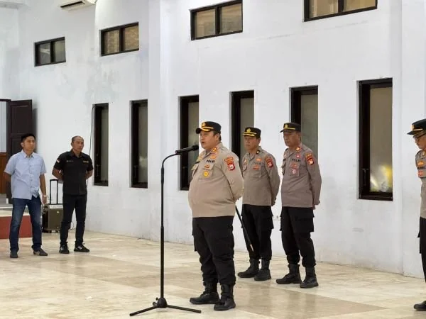 Apel PAM Kunker Menteri Pertanian Polres Kepulauan Selayar (Dok: Ist)