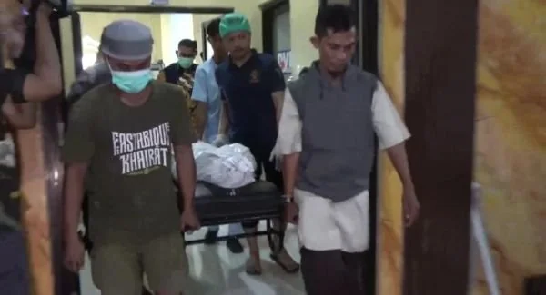 Jenazah siswa kelas 6 SD setelah di autopsi (Dok: Atri KabarMakassar).