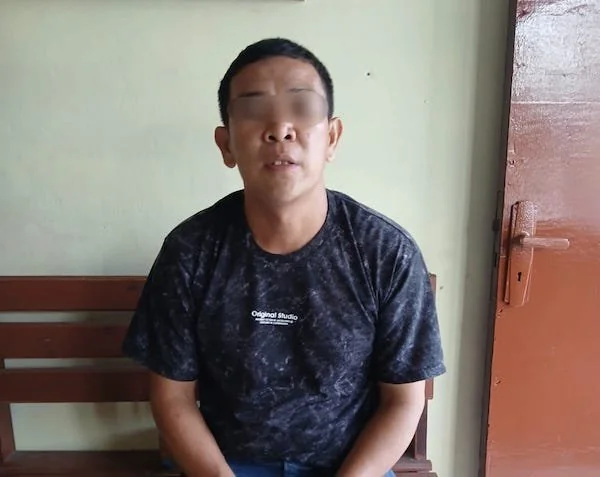pelaku berserta satu buah barang bukti satu ekor sapi yang diduga hasil curian ist
