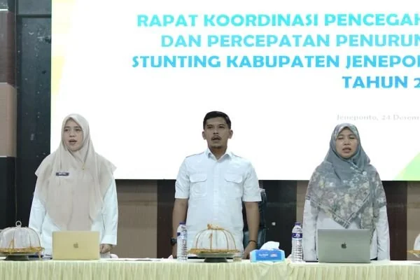 Rapat Koordinasi (Rakor) Tim Percepatan Penurunan Stunting (TPPS). (Dok: Ist)