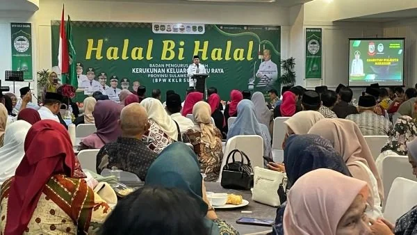 Halal bi Halal yang digelar KKLR Sulsel (Dok : Andini KabarMakassar).