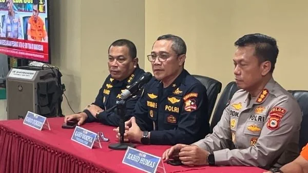 Konferensi Pers DVI Polda Sulsel. (Dok: Dwiki KabarMakassar)