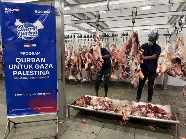 Daging Kurban untuk Gaza, (Dok: Ist).