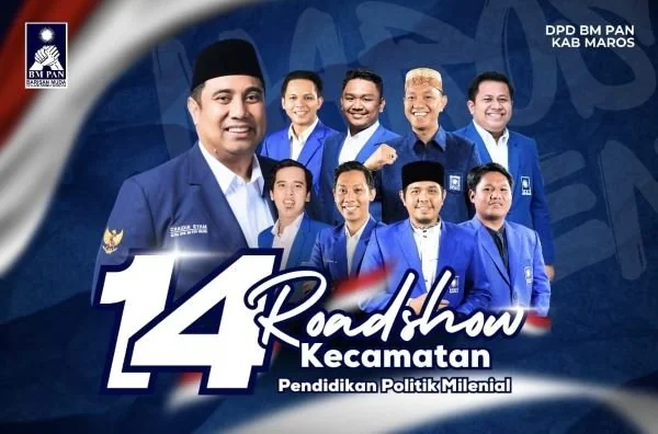 Road show BM PAN Maros di 14 Kecamatan se-Kabupaten Maros (Dok : ist).