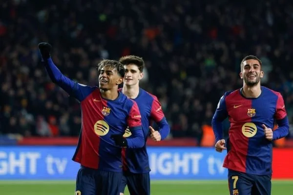 Pemain Barcelona menunjukkan performa gemilang saat melawan Real Betis (Dok : Ist).