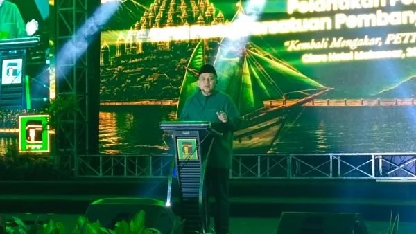 Wali Kota Makassar, Munafri Arifuddin saat Sambutan di Agenda PPP Sulsel (Dok: KabarMakassar).