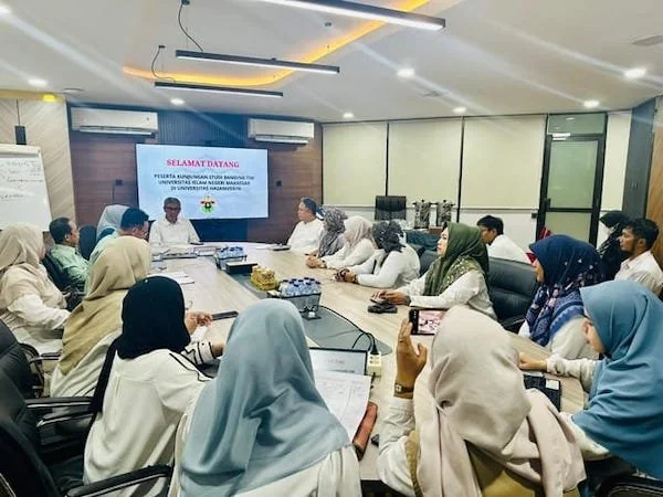 Kunjungan benchmarking UIN Alauddin ke Universitas Hasanuddin (dok. Ist)