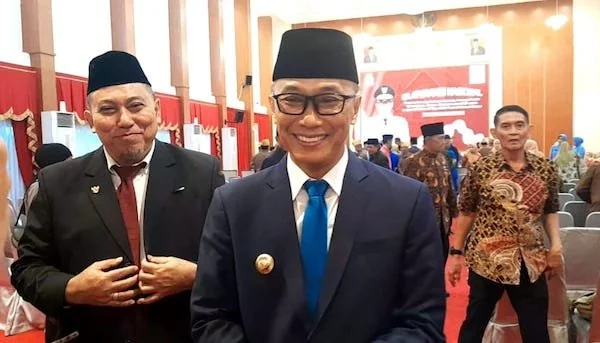 Pj Gubernur Sulsel, Prof Zudan Arif Fakrulloh usai Silaturahmi Nasional di Rujab Gubernur Sulsel (Dok: Nofi KabarMakassar)