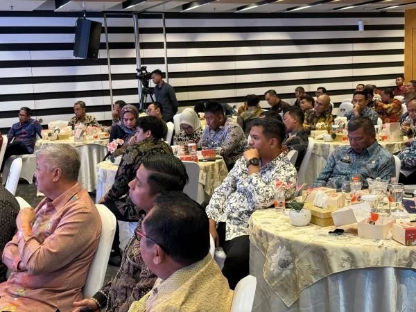 Bupati Bantaeng, M. Fathul Fauzy Nurdin saat menghadiri Rapat Koordinasi Pemberantasan Korupsi Pemerintah Daerah Wilayah Sulawesi Selatan Tahun 2025 (Dok : Ist).