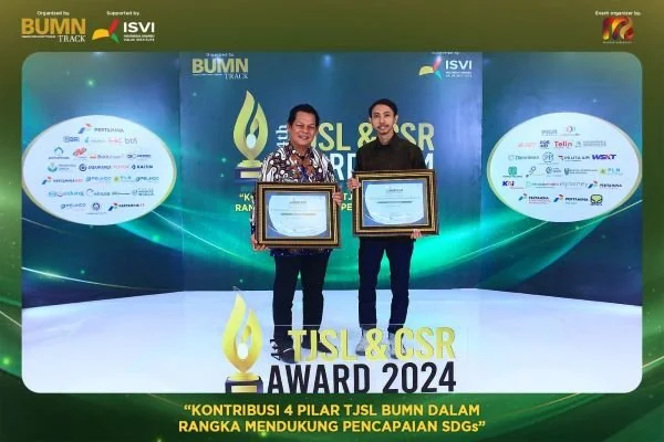 Pertamina Patra Niaga Sulawesi kembali mengukir prestasi dengan berhasil menyabet 7 penghargaan TJSL & CSR Award 2024 (Dok : Ist).