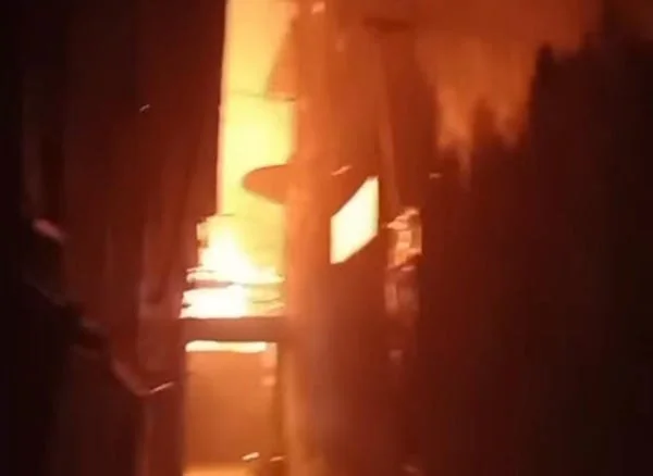 Suasana Kebakaran di Tamalanrea 6, (Dok: Ist).