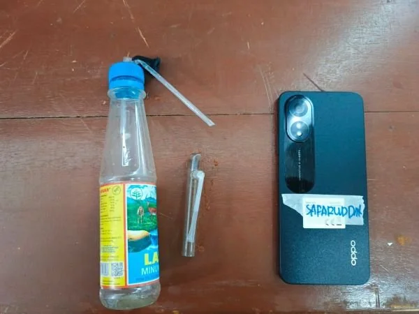 Barang bukti yang berhasil diamankan polisi dari tangan pelaku (Dok : Ist).