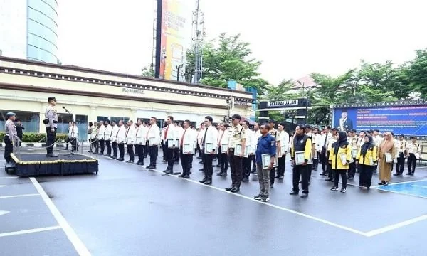 Apel kegiatan pemberian penghargaan Polrestabes Makassar. (Dok: Ist)