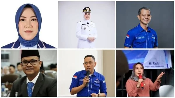 Deretan Tokoh Calon Ketua Demokrat Makassar (Dok : Ist).
