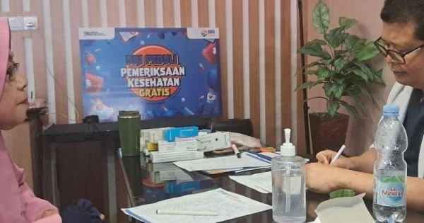 Pemeriksaan kesehatan gratis bagi 250 warga Kota Makassar (Dok : Ist).