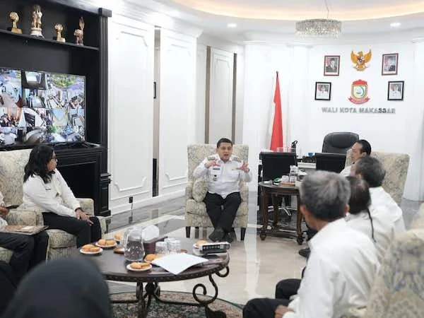 Audiensi Wali Kota Makassar Munafri Arifuddin Bersama DKM (Dok: Ist).