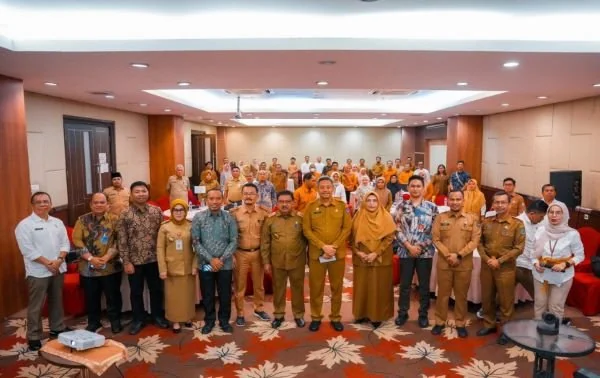 Pj Sekprov Sulsel, Andi Muhammad Arsjad pada Rakor Asistensi Penerapan Pelayanan Terpadu Satu Pintu Kabupaten Kota se-Sulsel (Dok: ist).