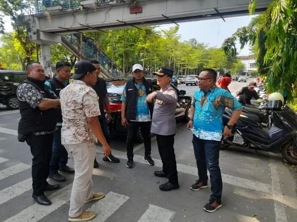 Penertiban Parkir Liar di Jalan Sudirman, (Dok: Ist)