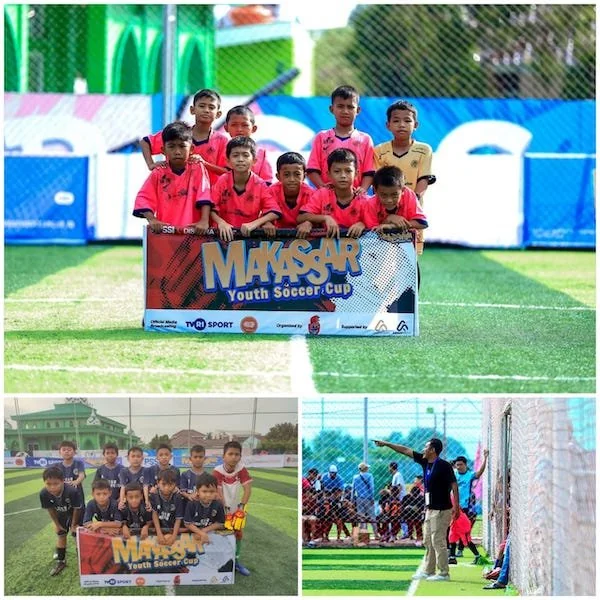 Tim Sekolah Sepakbola (SSB) Turatea City U-10 Kabupaten Jeneponto dan Tim Sekolah Sepakbola (SSB) Turatea City U-11 Kabupaten Jeneponto, wakili