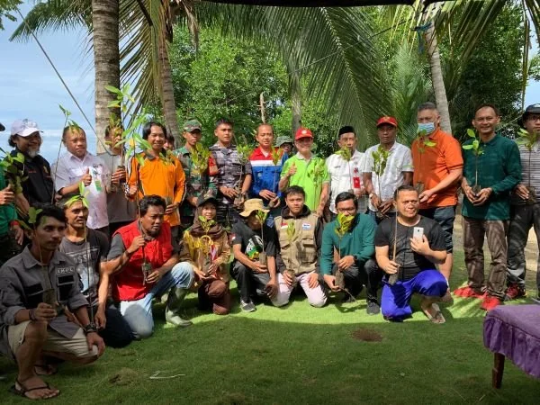 Sosialisasi Pengurangan Dampak Gas Rumah Kaca di Aula Kantor Kecamatan Maesa, Kota Bitung (Dok : Ist).