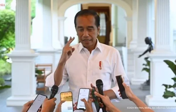 Presiden Joko Widodo saat siaran pers di akun YouTube Sekretariat Presiden (Dok : ist).