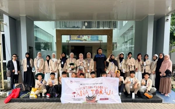 SMP Bosowa School Makassar Ekspedisi ke Tana Toraja. (Dok: Ist)
