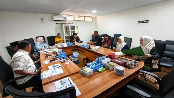 Monev Komisi B DPRD kota Makassar dingedung sementara, (Dok: Ist).