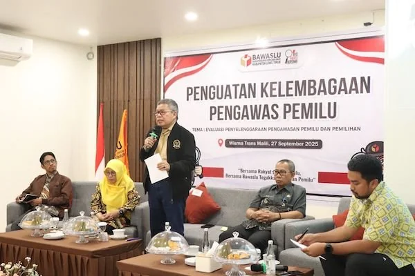 Bawaslu Lutim Hadirkan Komisi II DPR RI, Bahas Evaluasi Pemilu dan Pilkada. Dok. Ist