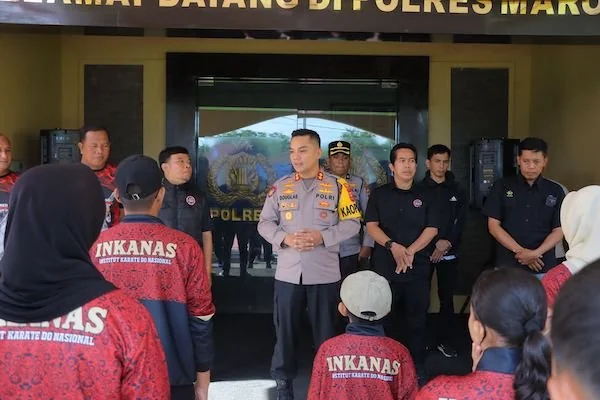 pelepasan tim inkanas Polres Maros (Dok: Ist)