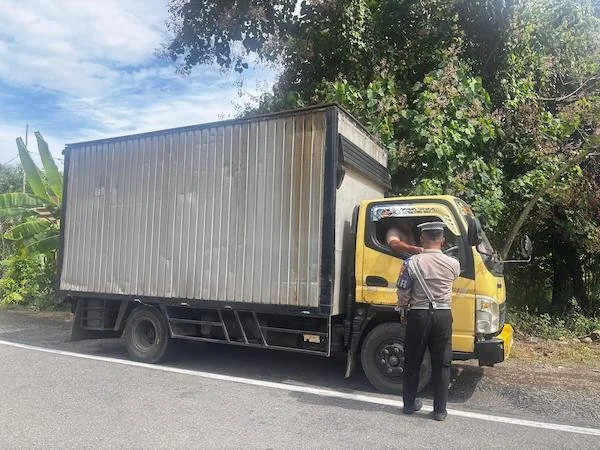 Operasi Patuh marano 2025 yang digelar Ditlantas Polda Sulbar (dok:Ist)