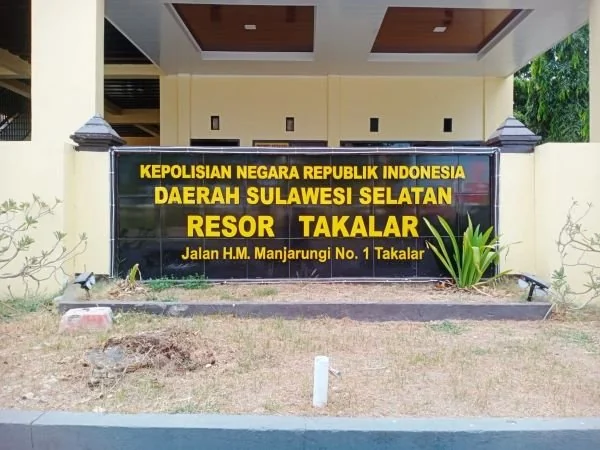 Mako Polres Kabupaten Takalar, Sulawesi Selatan (Dok : Saleh KabarMakassar).
