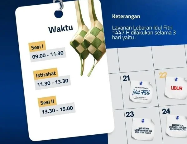 Jadwal Kunjungan Tatap Muka Rutan Bantaeng. (Dok: Ist)