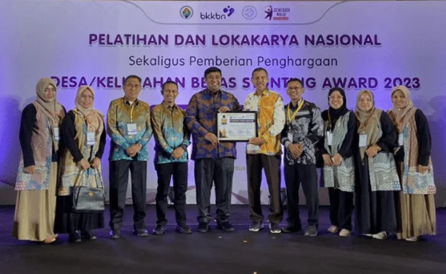 Boribellayya Raih Penghargaan Kelurahan Bebas Stunting Award 2023