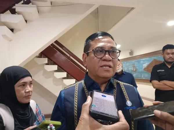 Kuasa hukum PT Margamas, pengelola kawasan Mall MP, Tajuddin Rahim (Dok: Sinta KabarMakassar).