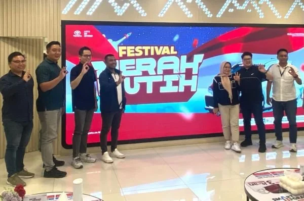 Konferensi pers Festival Merah Putih di Mal Ratu Indah (Dok: Nofi KabarMakassar)