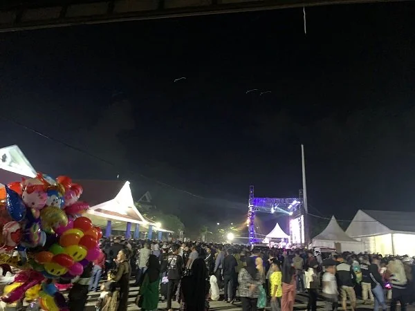 Suasana Malam Puncak Perayaan 3 Tahun masa Jabatan Bupati dan Wakil Bupati Maros.