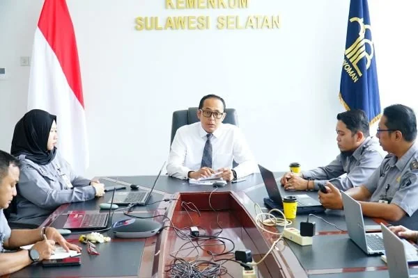 Rapat koordinasi untuk mempersiapkan rangkaian kegiatan menyambut Hari Pengayoman ke-80 (Dok : Ist).