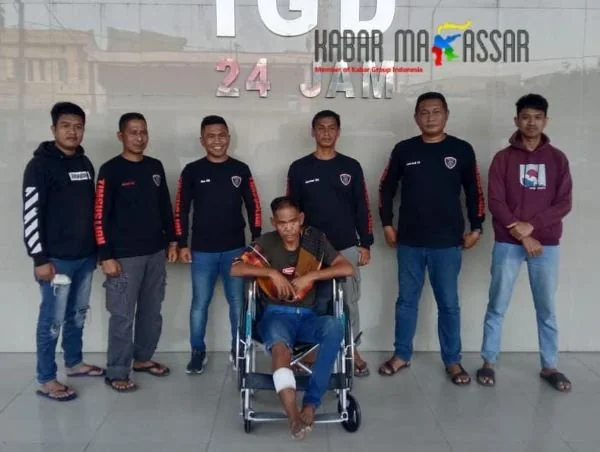 Pelaku usai dilumpuhkan oleh pihak kepolisian (Dok : Ist).